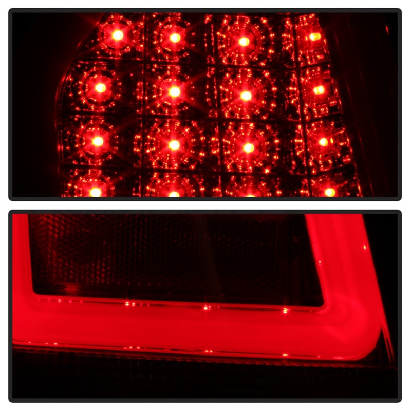 Load image into Gallery viewer, Spyder Chrysler 300C 08-10 V2 Light Bar LED Tail Lights - Red Clear ALT-YD-C308V2-LED-RC
