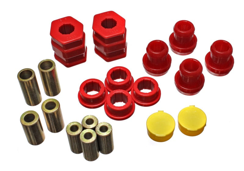 Load image into Gallery viewer, Energy Suspension 96-00 Honda Civic/CRX Red Front Control Arm Bushing Set
