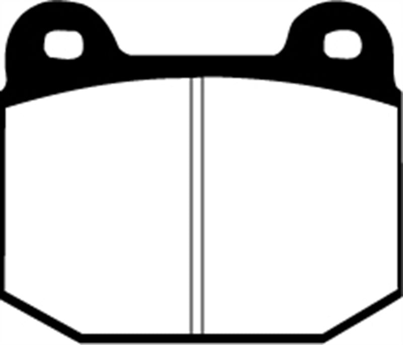 Load image into Gallery viewer, EBC 99-03 Mitsubishi Lancer Evolution 2.0 Turbo Yellowstuff Rear Brake Pads

