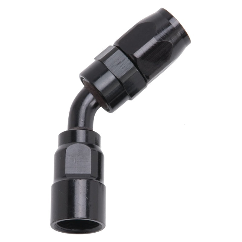 Load image into Gallery viewer, Russell Performance -8 AN Black 45 Degree Full Flow Hose End
