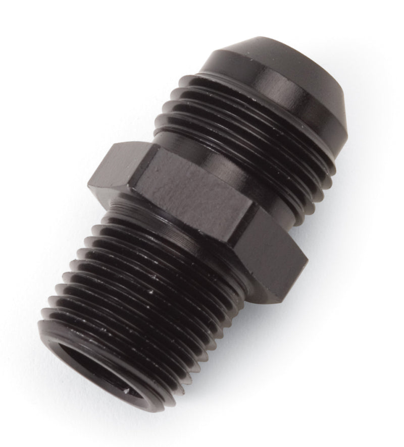 Load image into Gallery viewer, Russell Performance -8 AN to 3/8in NPT Straight Flare to Pipe (Black)
