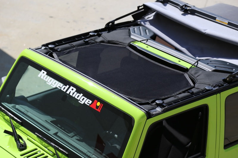Load image into Gallery viewer, Rugged Ridge Eclipse Sun Shade Front 07-18 Jeep Wrangler JK
