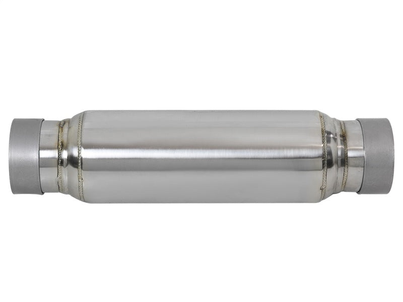 Load image into Gallery viewer, aFe MACH Force-Xp 409 SS Resonator 3in. Inlet/Outlet / 4in. Diameter / 12in. Body / 16in. Length
