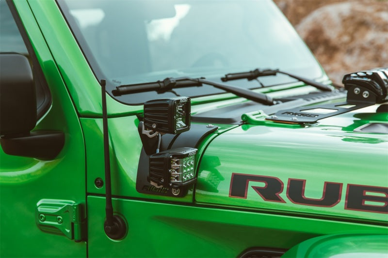 Load image into Gallery viewer, Rigid Industries 2018 Jeep JL - Cowl Mount Tall Extension Arm Kit
