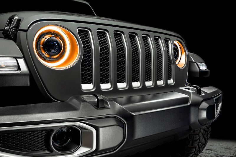 Load image into Gallery viewer, Oracle Jeep JL/Gladiator JT Oculus Switchback Bi-LED Projector Headlights - Amber/White Switchback

