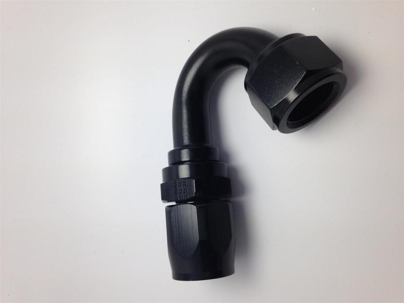 Load image into Gallery viewer, Fragola -6AN x 150 Degree Pro-Flow Hose End - Black
