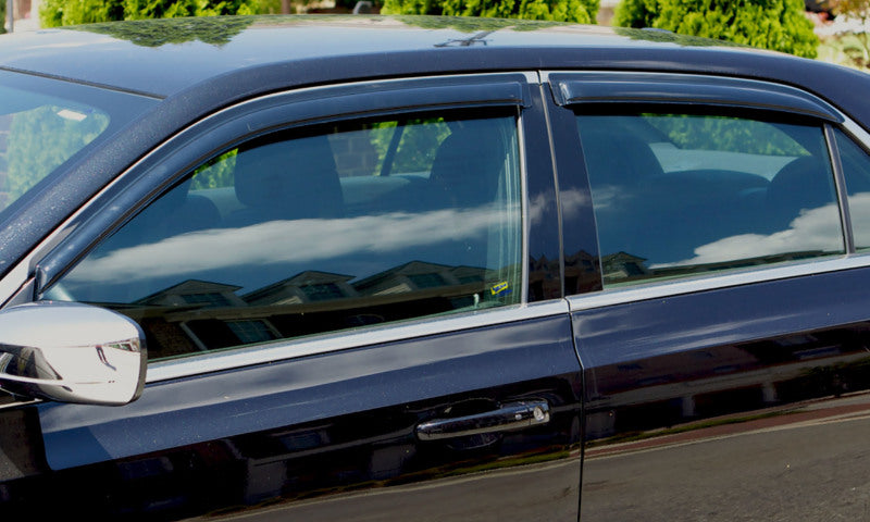 Load image into Gallery viewer, AVS 19-22 Mazda 3 Hatchback Ventvisor Outside Mount Window Deflectors 4pc - Smoke
