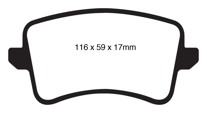 Load image into Gallery viewer, EBC 09-11 Audi A4 2.0 Turbo Greenstuff Rear Brake Pads
