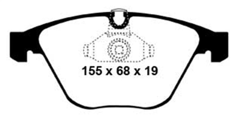 Load image into Gallery viewer, EBC 08-10 BMW M3 4.0 (E90) Redstuff Front Brake Pads
