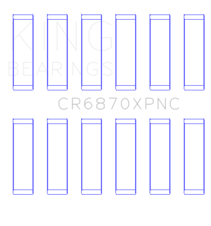 Load image into Gallery viewer, King Nissan VR38DETT (Size STDX) pMaxKote Performance Con Rod Bearing Set
