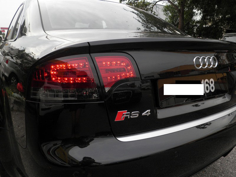 Load image into Gallery viewer, Spyder Audi A4 4Dr 06-08 LED Tail Lights Red Clear ALT-YD-AA406-G2-LED-RC
