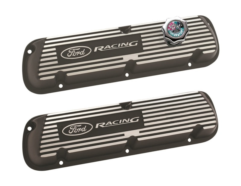 Load image into Gallery viewer, Ford Racing Black Satin Valve Covers Racing EFI
