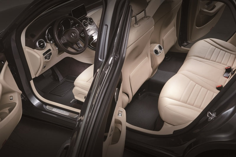 Load image into Gallery viewer, 3D MAXpider 2022 Kia EV6 Kagu 1st &amp; 2nd Row Floormat - Black
