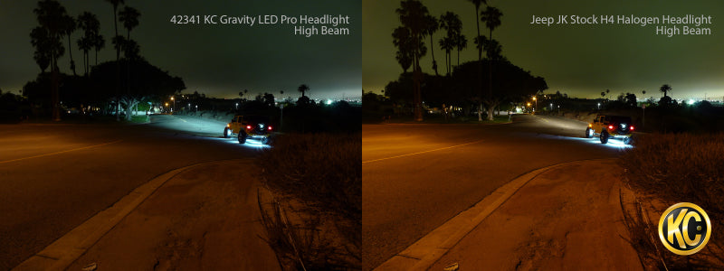 Load image into Gallery viewer, KC HiLiTES 07-18 Jeep JK 7in. Gravity LED Pro DOT Approved Replacement Headlight (Single)
