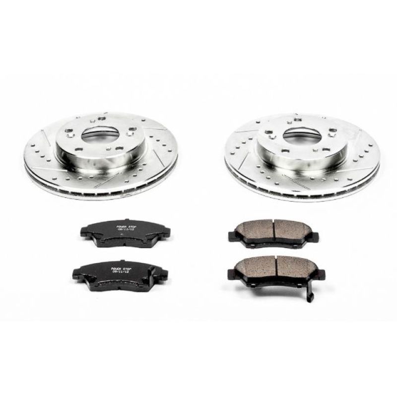 Load image into Gallery viewer, Power Stop 02-06 Acura RSX Front Z23 Evolution Sport Brake Kit
