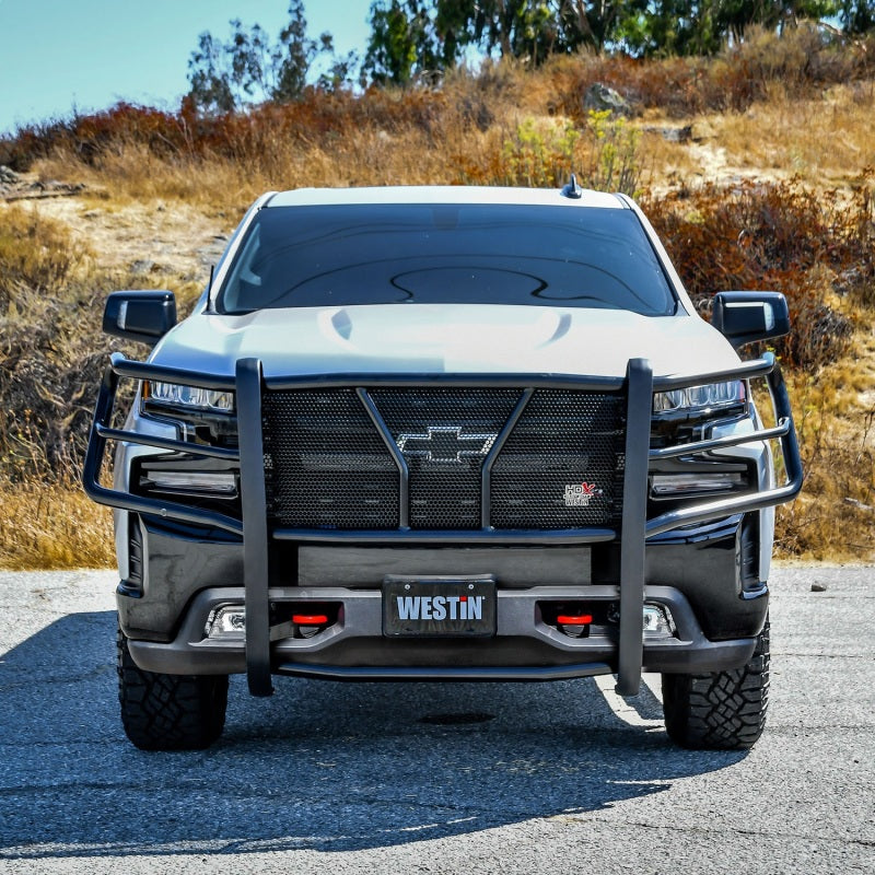 Load image into Gallery viewer, Westin 19-21 Chevrolet Silverado 1500 HDX Modular Grille Guard - Black
