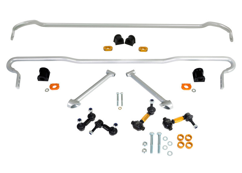 Load image into Gallery viewer, Whiteline 08-10 Subaru WRX Front And Rear Sway Bar Kit 22mm
