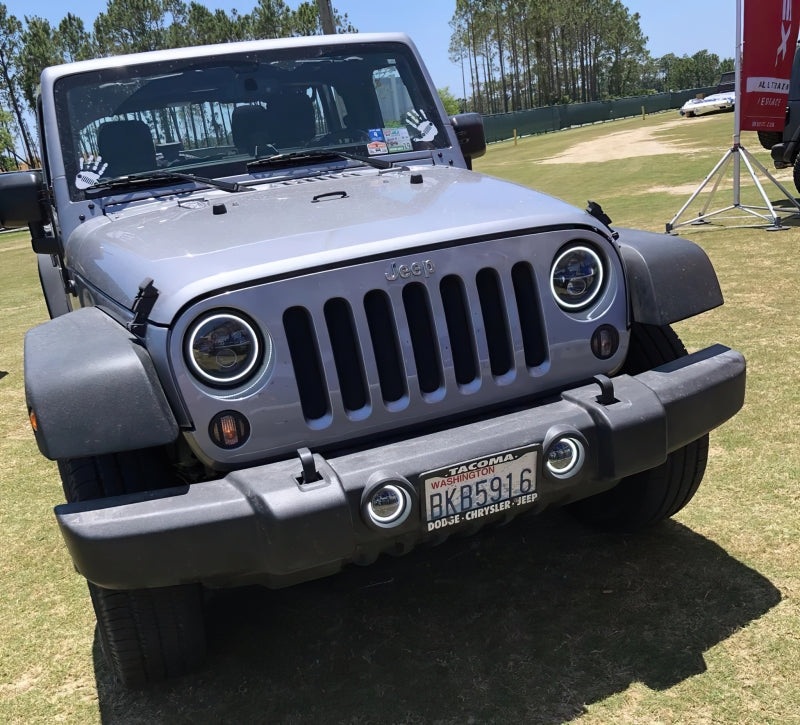 Load image into Gallery viewer, Oracle 07-18 Jeep Wrangler JK Switchback LED Halo Headlights - Amber/White - Switchback
