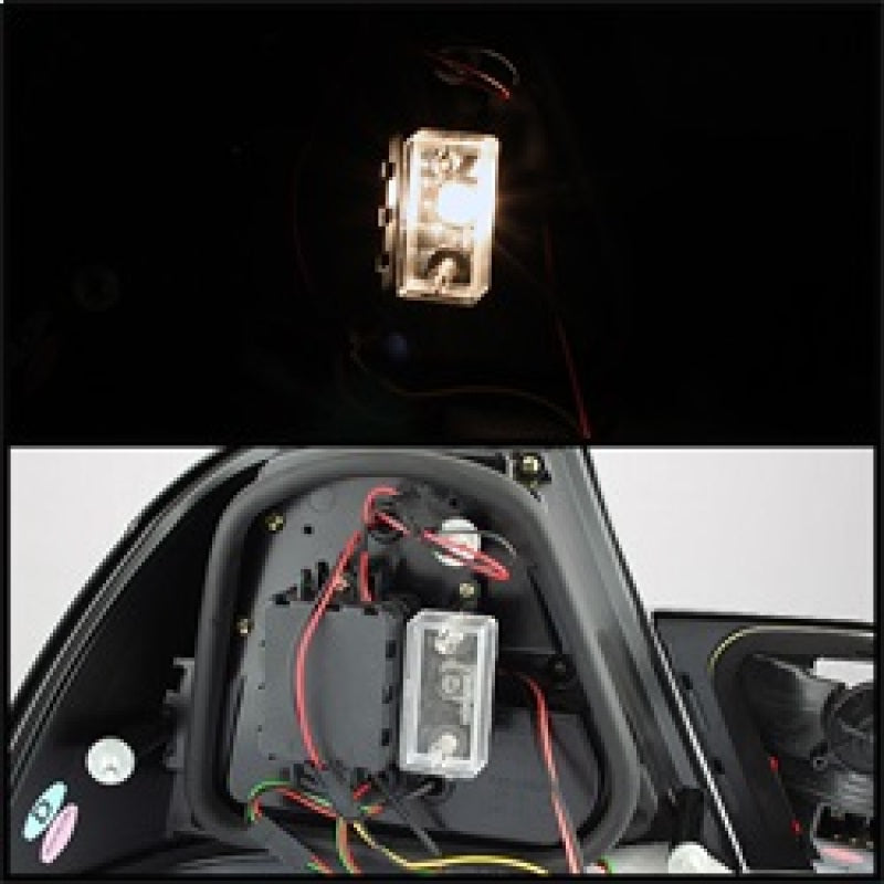Load image into Gallery viewer, Spyder BMW E46 00-03 2Dr Coupe Light Bar LED Tail Lights Blk ALT-YD-BE4600-LBLED-BK
