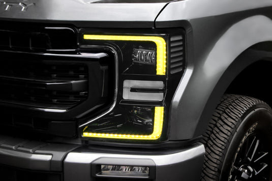 Oracle 20-22 Ford F-250/350 Super Duty Dynamic ColorSHIFT Headlight DRL Upgrade Kit w/Switchback