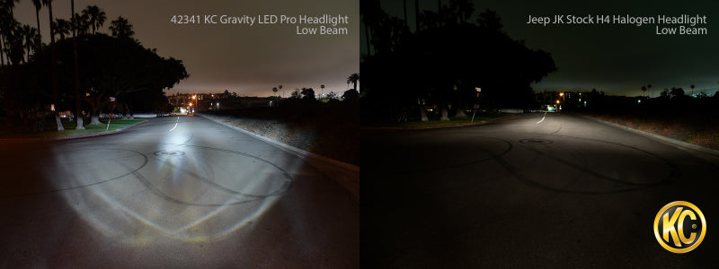Load image into Gallery viewer, KC HiLiTES 07-18 Jeep JK 7in. Gravity LED Pro DOT Approved Replacement Headlight (Single)
