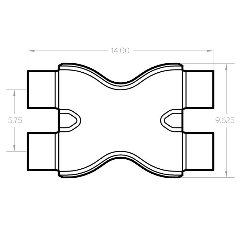 Load image into Gallery viewer, MagnaFlow Smooth Trans X 3/3 X 14 SS
