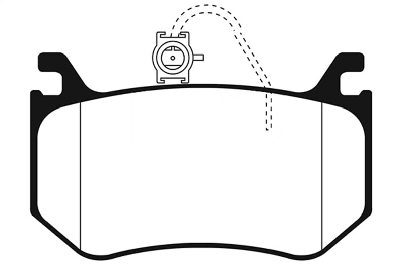Load image into Gallery viewer, EBC 2016+ Alfa Romeo Giulia 2.9L Twin Turbo Yellowstuff Rear Brake Pads
