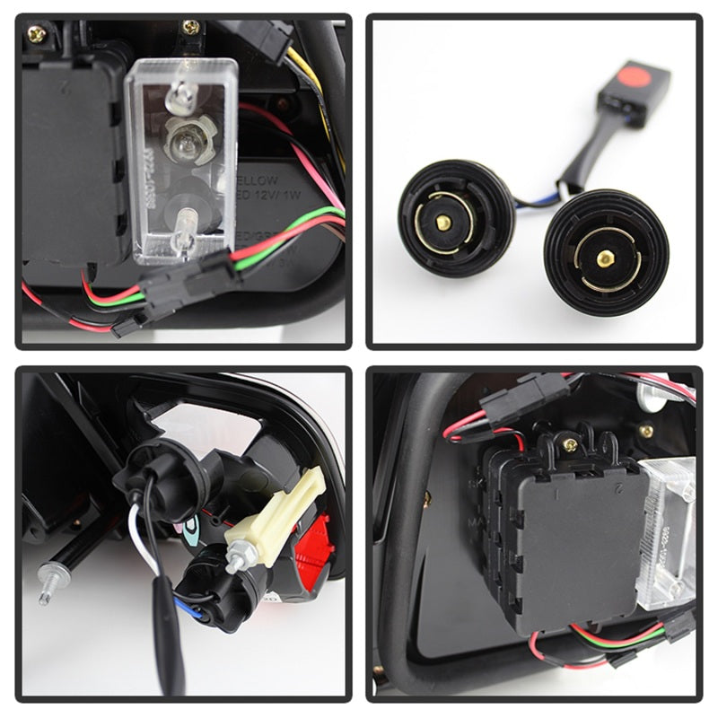 Load image into Gallery viewer, Spyder 04-06 BMW E46 2Dr (Coupe ONLY No Conv.) Lgtbar Styl LED Tail Lghts Blk ALT-YD-BE4604-LBLED-BK
