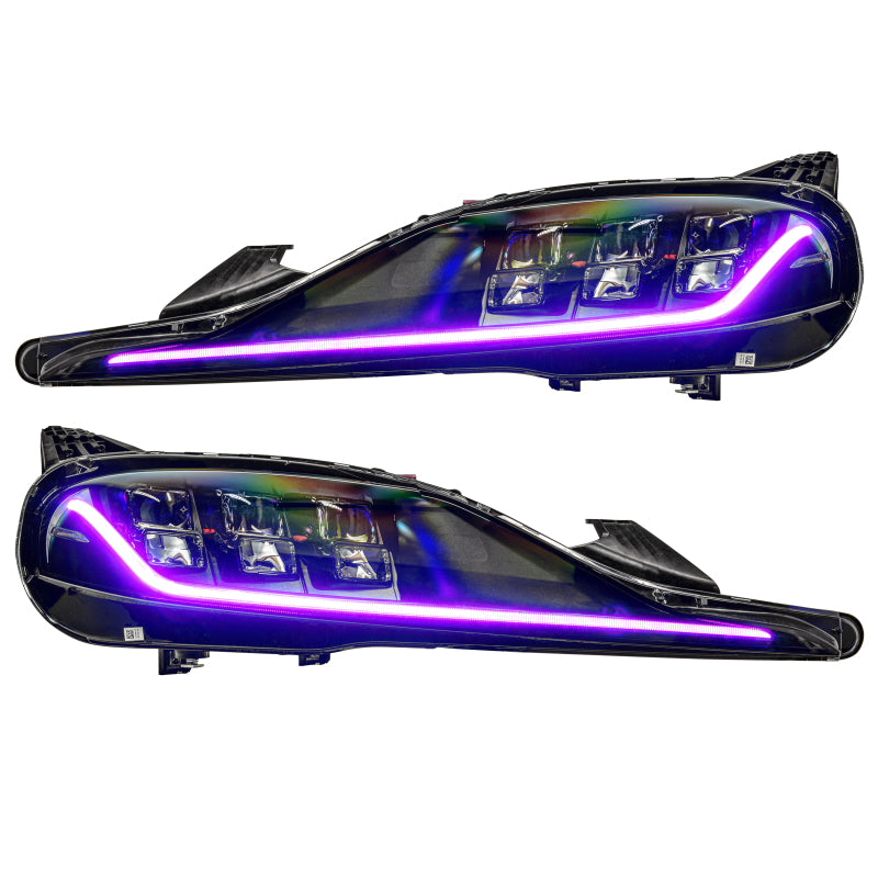 Load image into Gallery viewer, Oracle 20-21 Toyota Supra GR RGB+A Headlight DRL Upgrade Kit - ColorSHIFT w/ BC1 Controller
