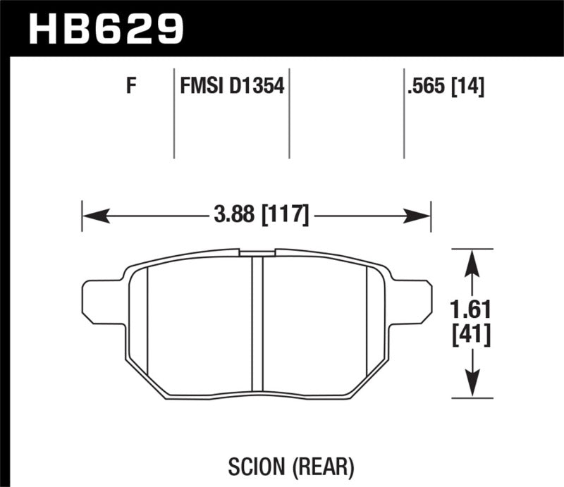 Load image into Gallery viewer, Hawk 08-15 Scion xB HPS 5.0 Rear Brake Pads
