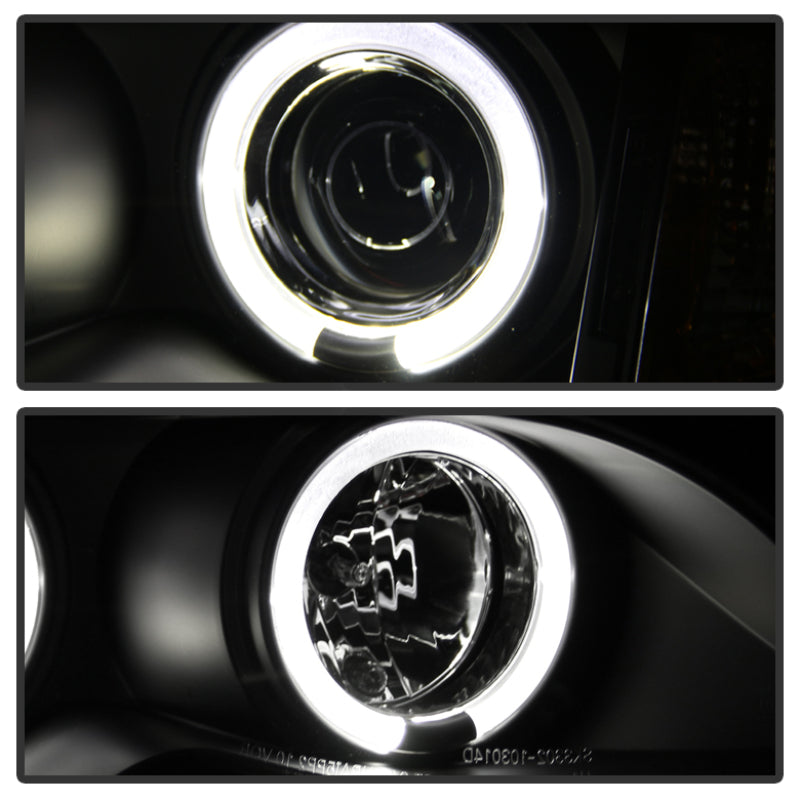 Load image into Gallery viewer, Spyder BMW E46 3-Series 02-05 4DR Projector Headlights 1PC LED Halo Blk PRO-YD-BMWE4602-4D-AM-BK
