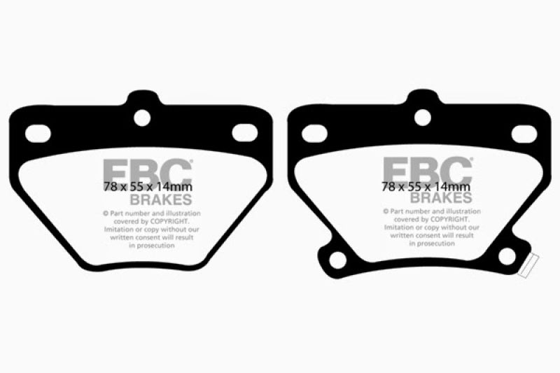 Load image into Gallery viewer, EBC 02-08 Pontiac Vibe 1.8 GT Yellowstuff Rear Brake Pads
