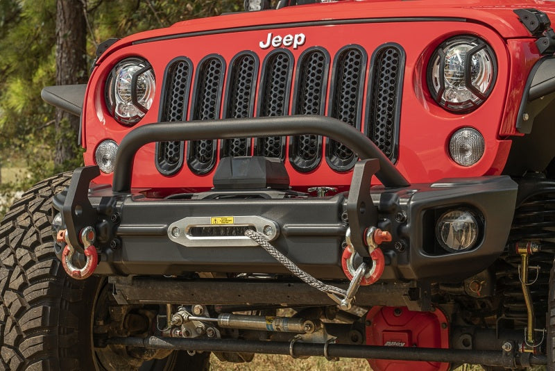 Load image into Gallery viewer, Rugged Ridge Arcus Front Bumper Set W/ Overrider 2018 Jeep Wrangler JK
