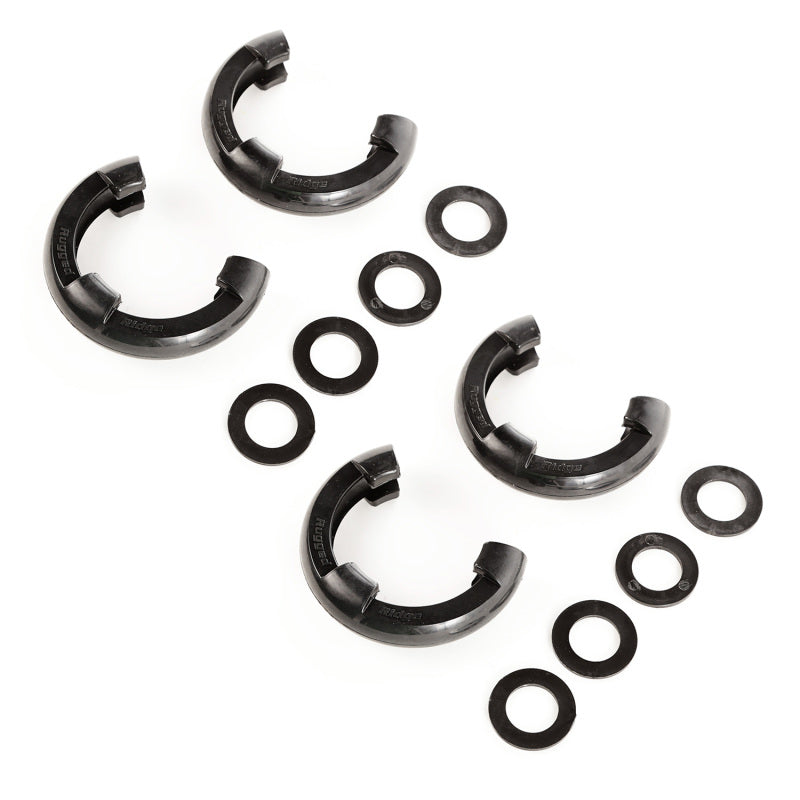 Load image into Gallery viewer, Rugged Ridge 3/4in Black D-Ring Isolator Kit
