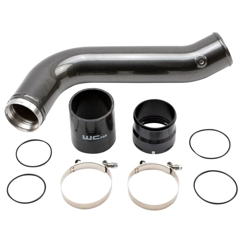 Load image into Gallery viewer, Wehrli 20-24 Chevrolet 6.6L L5P Duramax Passenger Side 3.5in Intercooler Pipe - Gloss Black
