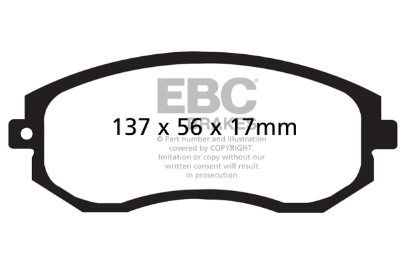 Load image into Gallery viewer, EBC 12+ Scion FR-S 2 Ultimax2 Front Brake Pads
