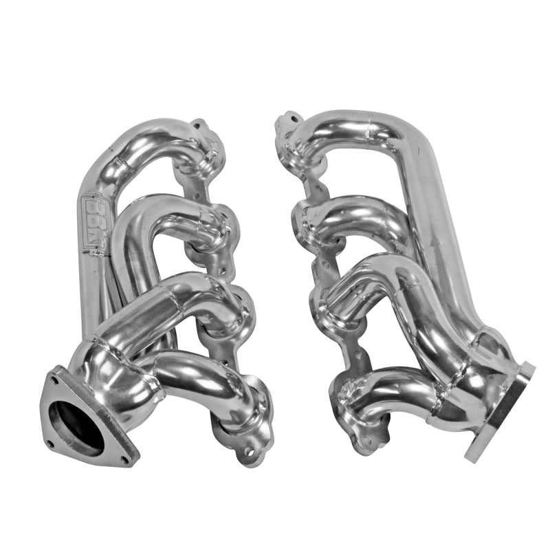 Load image into Gallery viewer, BBK 14-18 GM Truck 5.3/6.2 1 3/4in Shorty Tuned Length Headers - Polished Silver Ceramic
