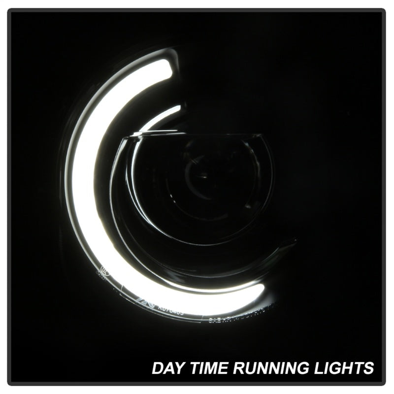 Load image into Gallery viewer, xTune 15-17 Jeep Renegade Light Bar DRL Projector Headlights -Black (PRO-JH-JREN-LBDRL-BK)
