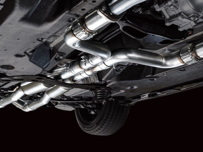 Load image into Gallery viewer, AWE 2023 Nissan Z RZ34 RWD Track Edition Catback Exhaust System w/ Chrome Silver Tips
