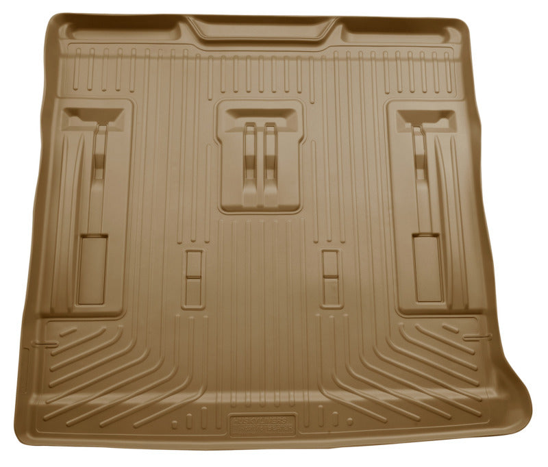 Load image into Gallery viewer, Husky Liners 07-13 GM Escalade/Suburban/Yukon WeatherBeater Tan Rear Cargo Liners
