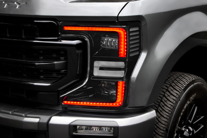 Load image into Gallery viewer, Oracle 20-22 Ford F-250/350 Super Duty Dynamic ColorSHIFT Headlight DRL Upgrade Kit w/Switchback
