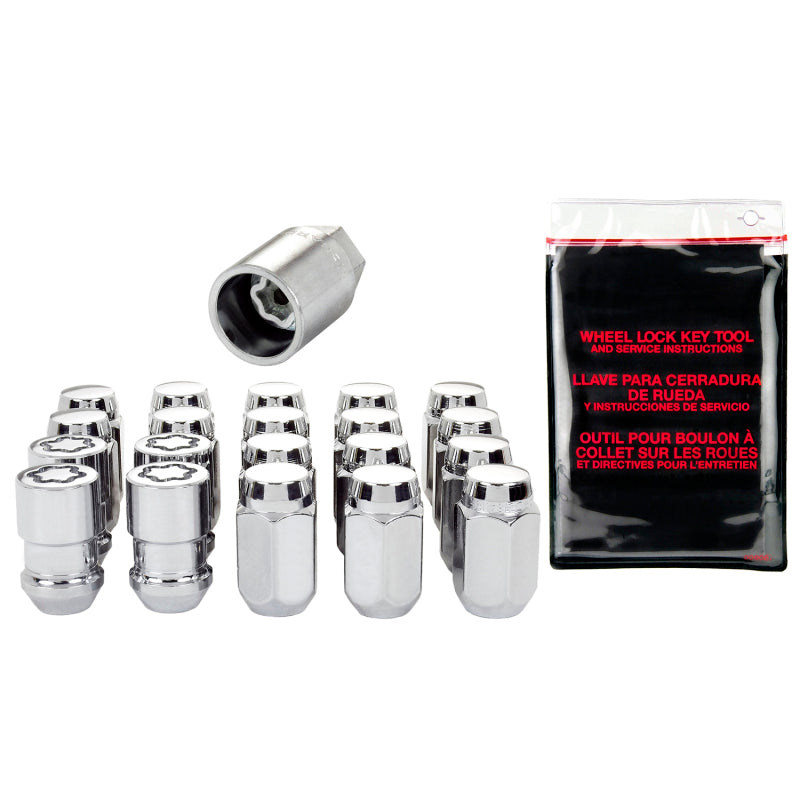 Load image into Gallery viewer, McGard 5 Lug Hex Install Kit w/Locks (Cone Seat Nut) M12X1.5 / 13/16 Hex / 1.5in. Length - Chrome
