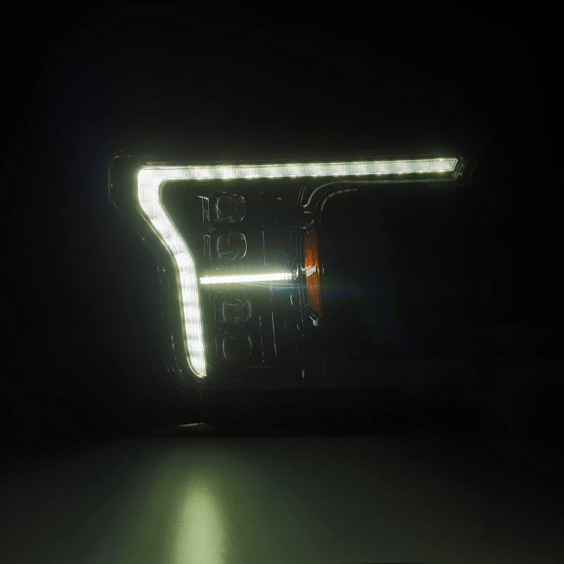 Load image into Gallery viewer, AlphaRex 18-20 Ford F-150 NOVA LED Proj Headlight Alpha Blk (14th Gen G2 Style)
