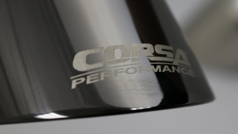 Load image into Gallery viewer, Corsa Single Universal 2.5in Inlet / 4.5in Outlet Black PVD Pro-Series Tip Kit
