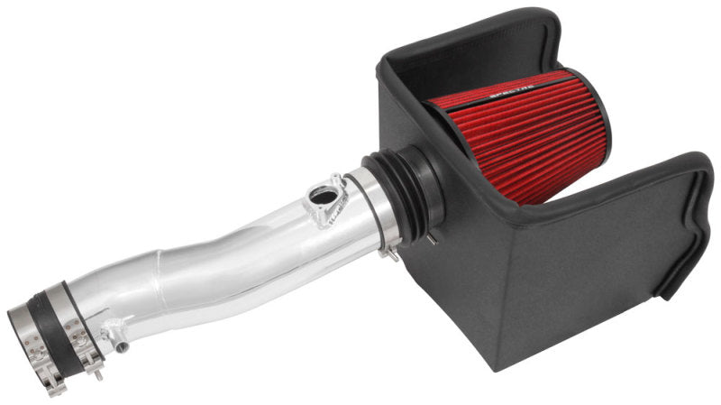 Load image into Gallery viewer, Spectre 16-18 Toyota Tacoma V6-3.5L F/I Air Intake Kit - Polished w/Red Filter
