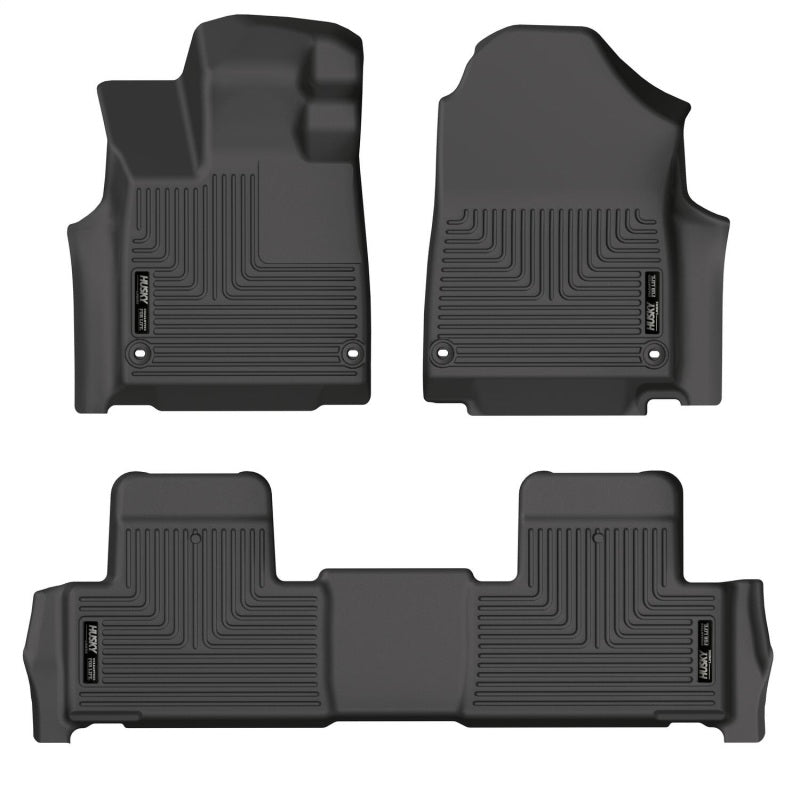 Load image into Gallery viewer, Husky Liners 2022 Acura MDX Weatherbeater Black Front &amp; 2nd Seat Floor Liners
