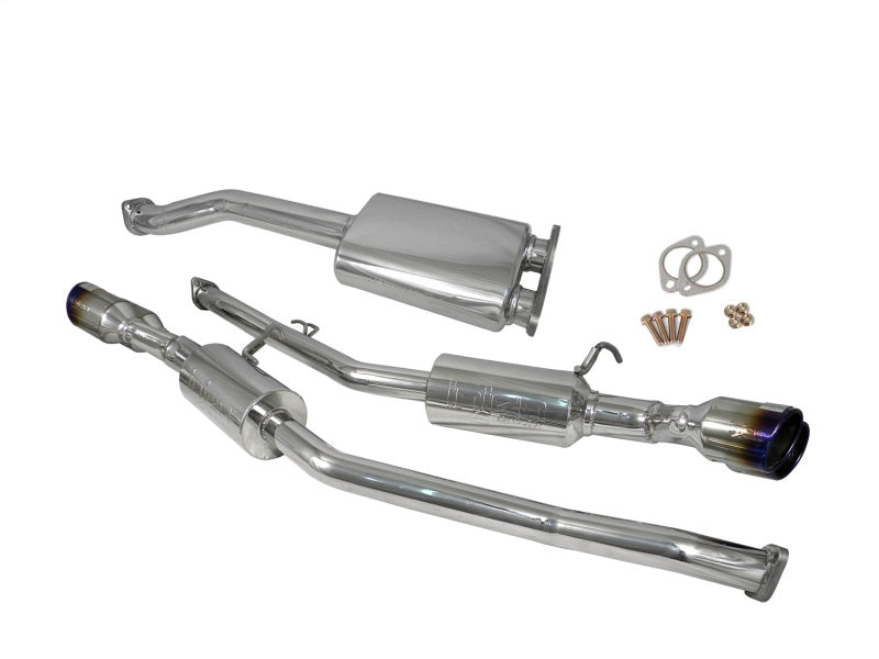 Load image into Gallery viewer, Injen 10-13 Hyundai Genesis Coupe 2.0L(t) 4cyl SS Exhaust w/ 76mm Y-Pipe Resonator/Molded SS Flanges
