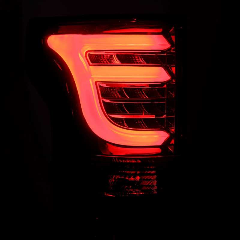 Load image into Gallery viewer, AlphaRex 15-17 Ford F-150 (Excl Models w/Blind Spot Sensor) PRO-Series LED Tail Lights Jet Black

