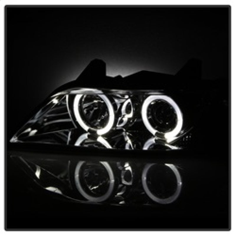 Load image into Gallery viewer, Spyder BMW Z3 96-02 Projector Headlights LED Halo Chrome High H1 Low H1 PRO-YD-BMWZ396-HL-C
