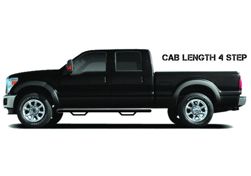 Load image into Gallery viewer, N-Fab Nerf Step 15.5-17 Dodge Ram 1500 Crew Cab - Gloss Black - Cab Length - 3in
